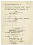 Moe Howard's 27pp. Script Dated December 1936 for The Three Stooges Film ''Dizzy Doctors'' -- Very Good Plus Condition
